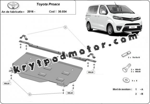 Kryt pod motor  Toyota Proace Verso