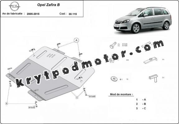 Kryt pod motor Opel Zafira B