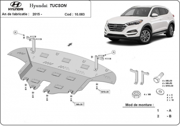 Kryt pod motor Hyundai Tucson