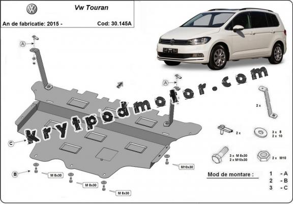 Kryt pod motor VW Touran -  automatická převodovka