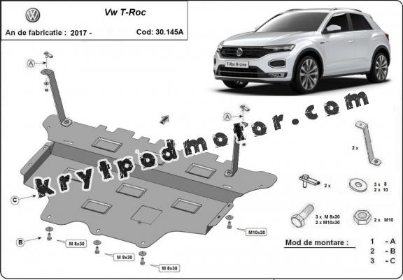 Kryt pod motor Volkswagen T-Roc - automatická převodovka