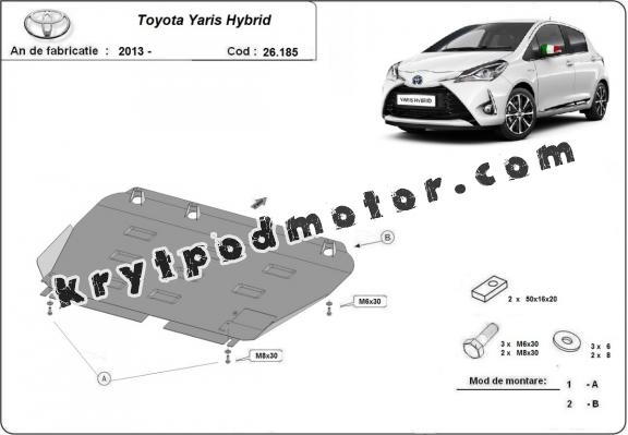 Kryt pod motor Toyota Yaris KP150