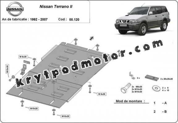 Kryt pod převodovka Nissan Terrano II 