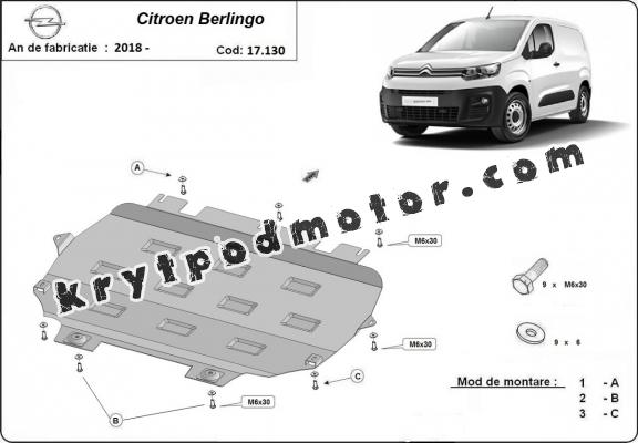 Kryt pod motor Citroen Berlingo