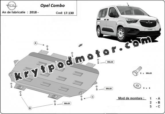 Kryt pod motor Opel Combo E 