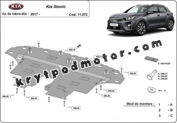 Kryt pod motor Kia Stonic