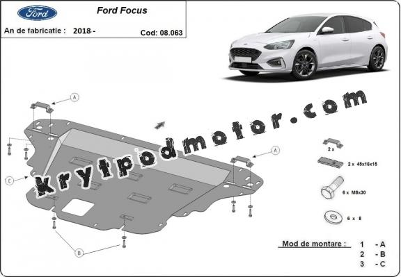 Kryt pod motor Ford Focus 4