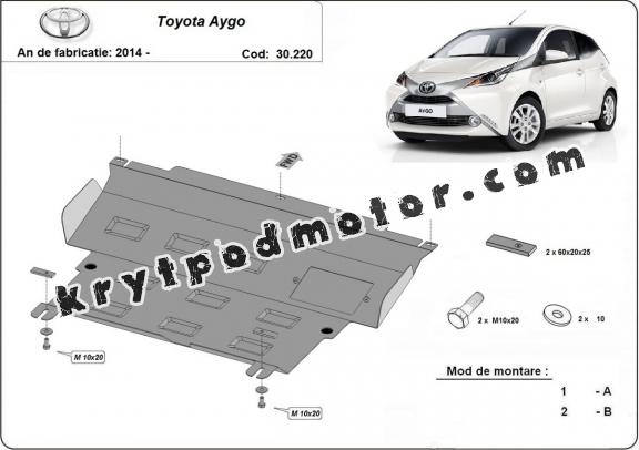 Kryt pod motor Toyota Aygo AB40