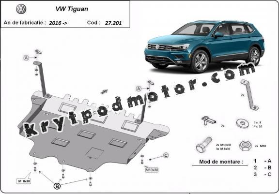 Kryt pod motor Vw Tiguan