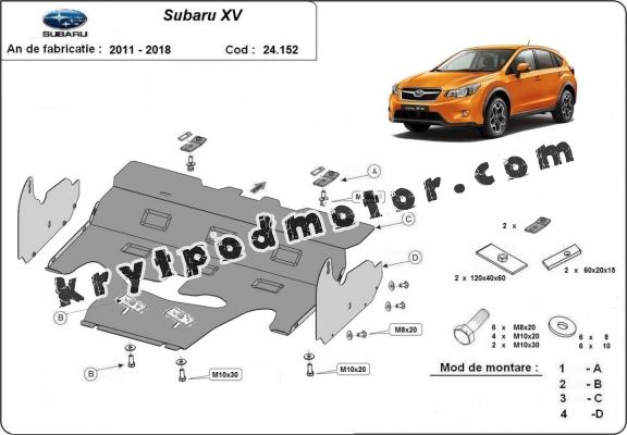 Kryt pod motor Subaru XV