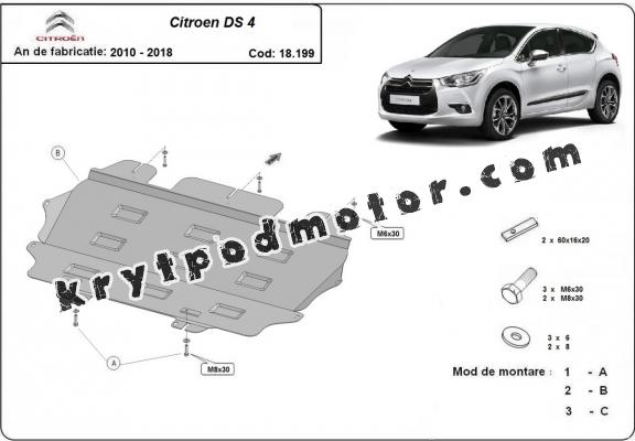 Kryt pod motor Citroen DS4