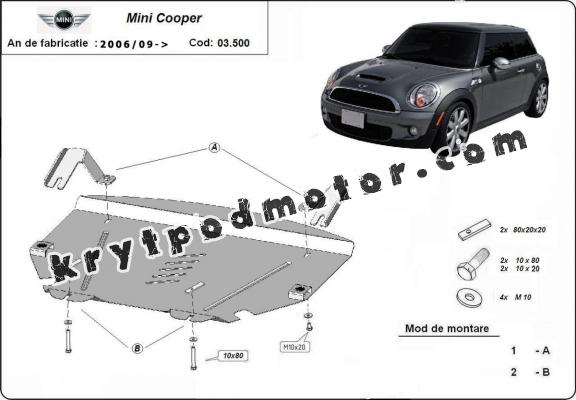 Kryt pod motor Mini Cooper R56