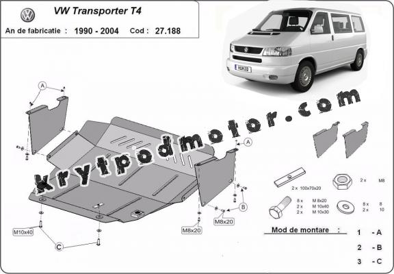 Kryt pod motor VW Transporter T4 Caravelle