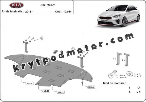 Kryt pod motor Kia Ceed 