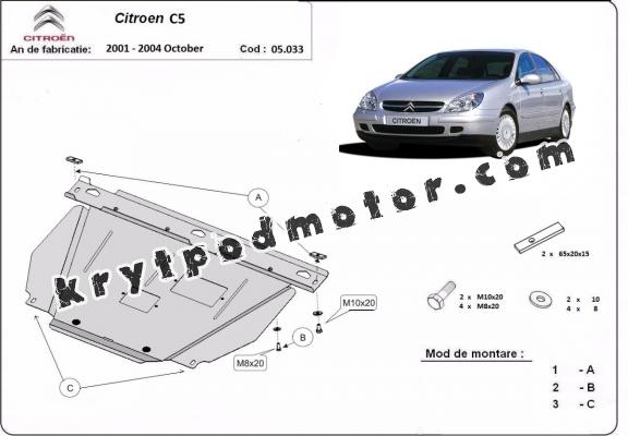 Kryt pod motor Citroen C5