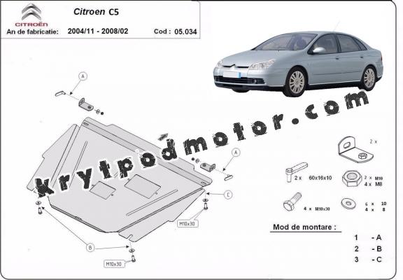 Kryt pod motor Citroen C5