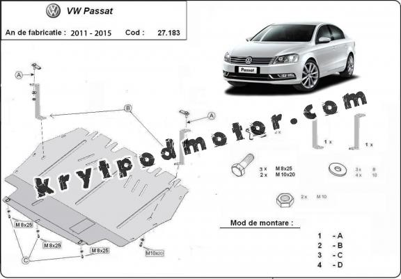 Kryt pod motor VW Passat B7