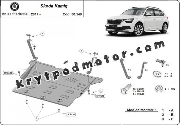 Kryt pod motor Skoda Kamiq