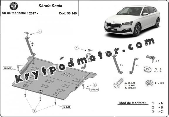 Kryt pod motor Skoda Scala