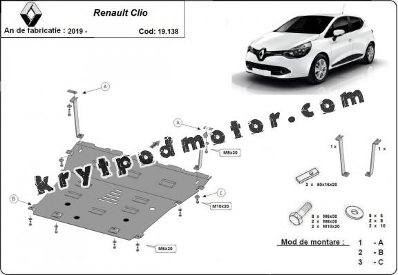 Kryt pod motor Renault Clio 5