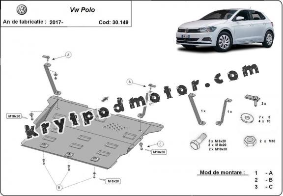 Kryt pod motor VW Polo