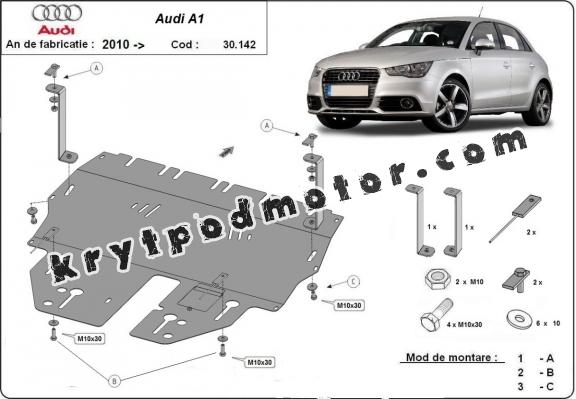 Kryt pod motor Audi A1