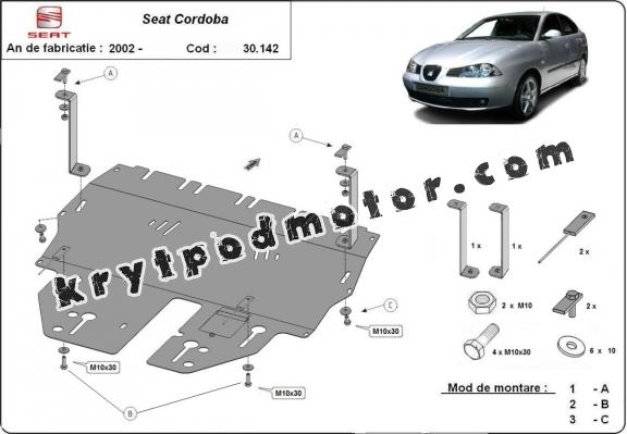 Kryt pod motor Seat Cordoba