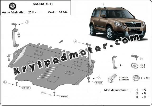 Kryt pod motor Skoda Yeti