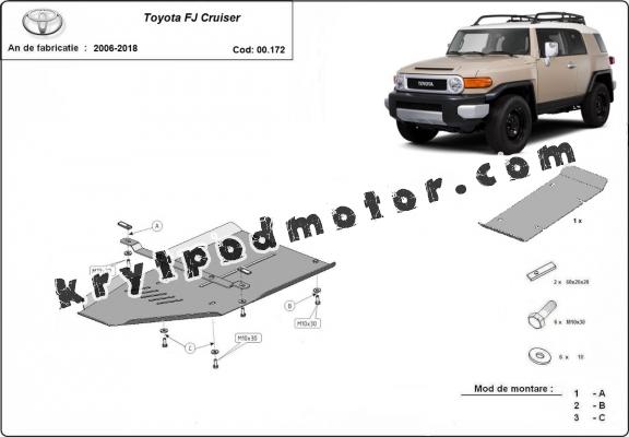 Kryt pod převodovka Toyota Fj Cruiser