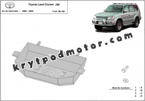 Kryt pod nádrž Toyota Land Cruiser J90