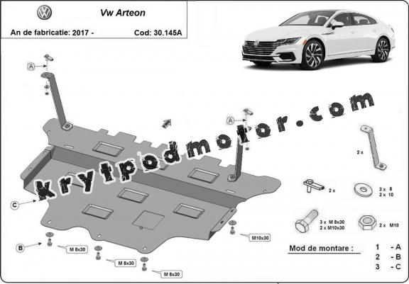 Kryt pod motor VW Arteon - automatická převodovka