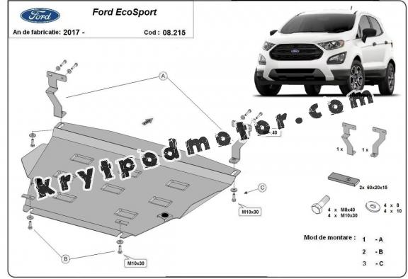 Kryt pod motor Ford EcoSport
