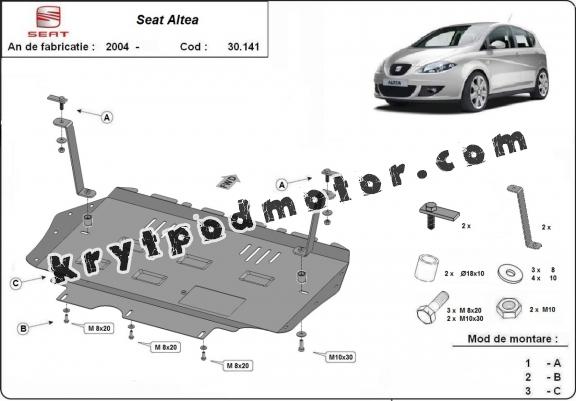 Kryt pod motor Seat Altea