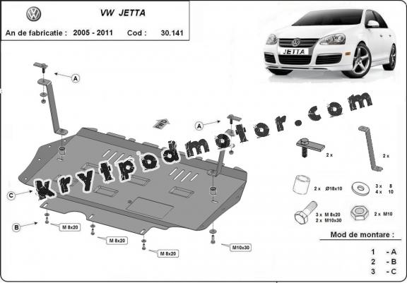 Kryt pod motor VW Jetta