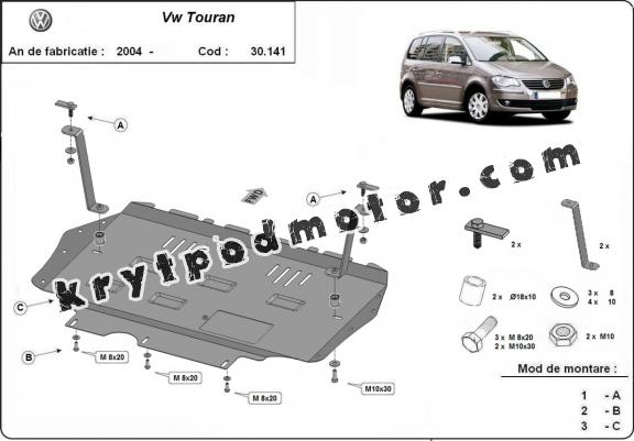 Kryt pod motor Volkswagen Touran