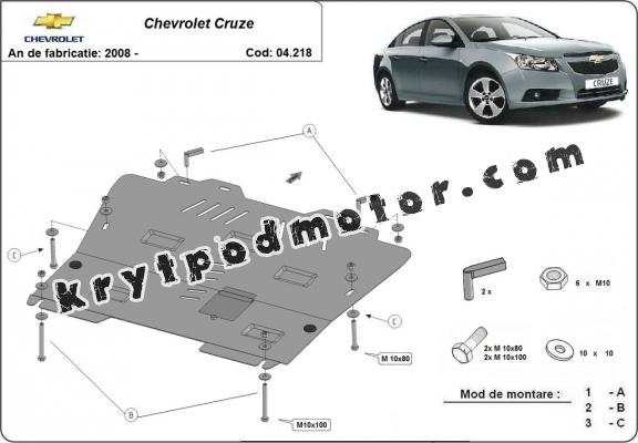 Kryt pod motor Chevrolet Cruze