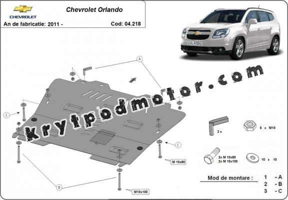 Kryt pod motor Chevrolet Orlando
