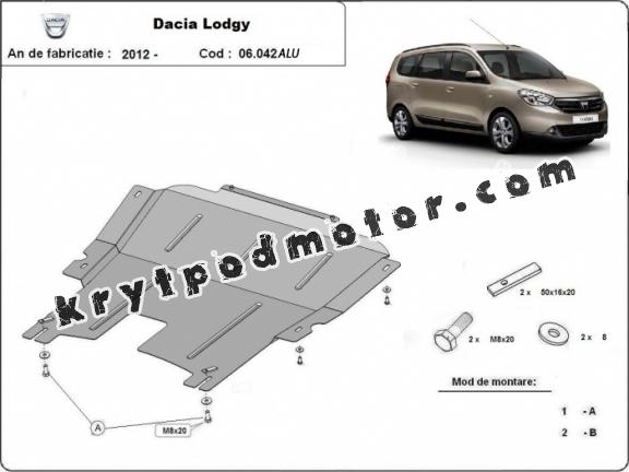 Kryt pod motor hliník DACIA LODGY