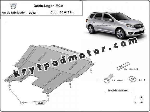 Kryt pod motor hliník DACIA LOGAN MCV