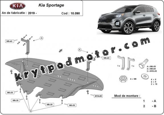 Kryt pod motor Kia Sportage