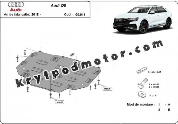 Kryt pod převodovka Audi Q8