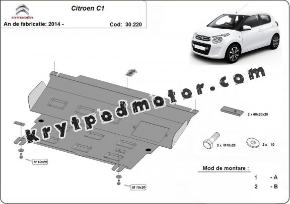 Kryt pod motor Citroen C1