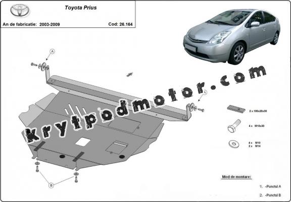 Kryt pod motor Toyota Prius