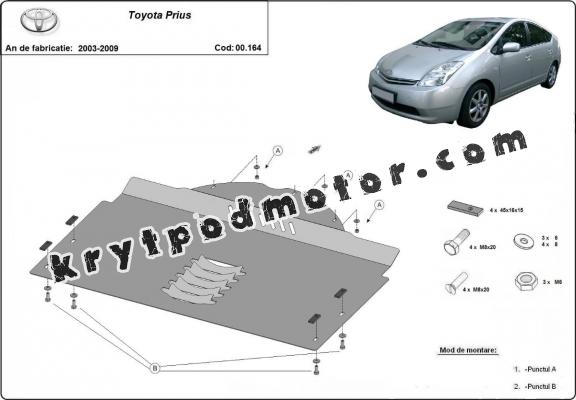 Kryt pod katalyzator/cat lock Toyota Prius