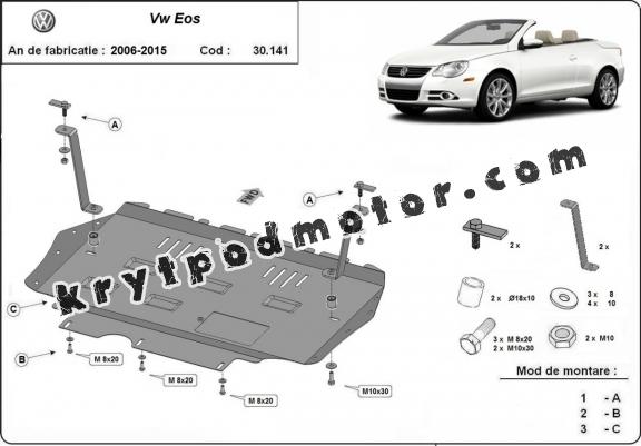 Kryt pod motor VW Eos