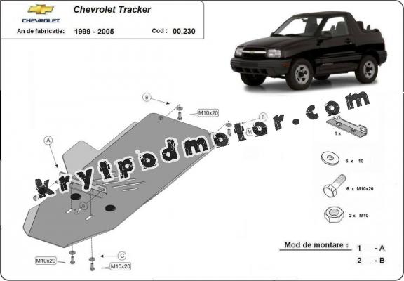 Kryt pod převodovka Chevrolet Tracker