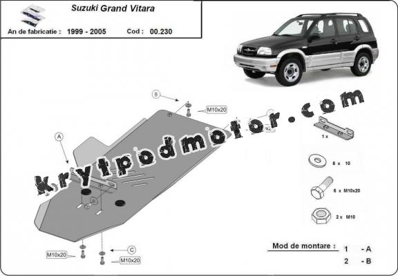 Kryt pod převodovka Suzuki Grand Vitara 