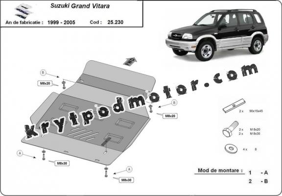 Kryt pod motor Suzuki Grand Vitara