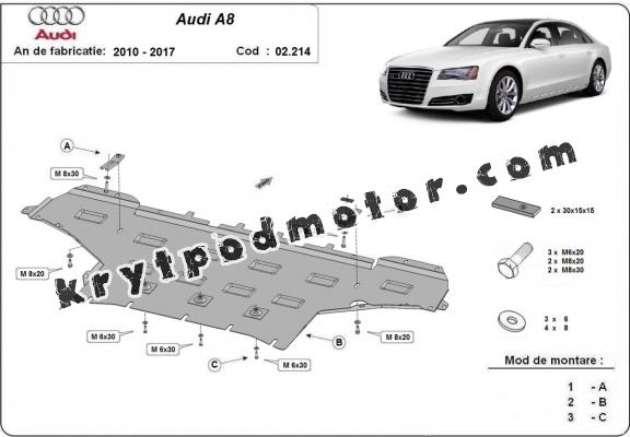 Kryt pod motor Audi A8