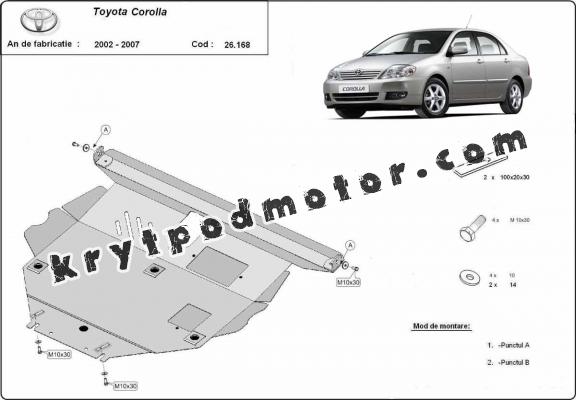 Kryt pod motor Toyota Corolla -E120/E130